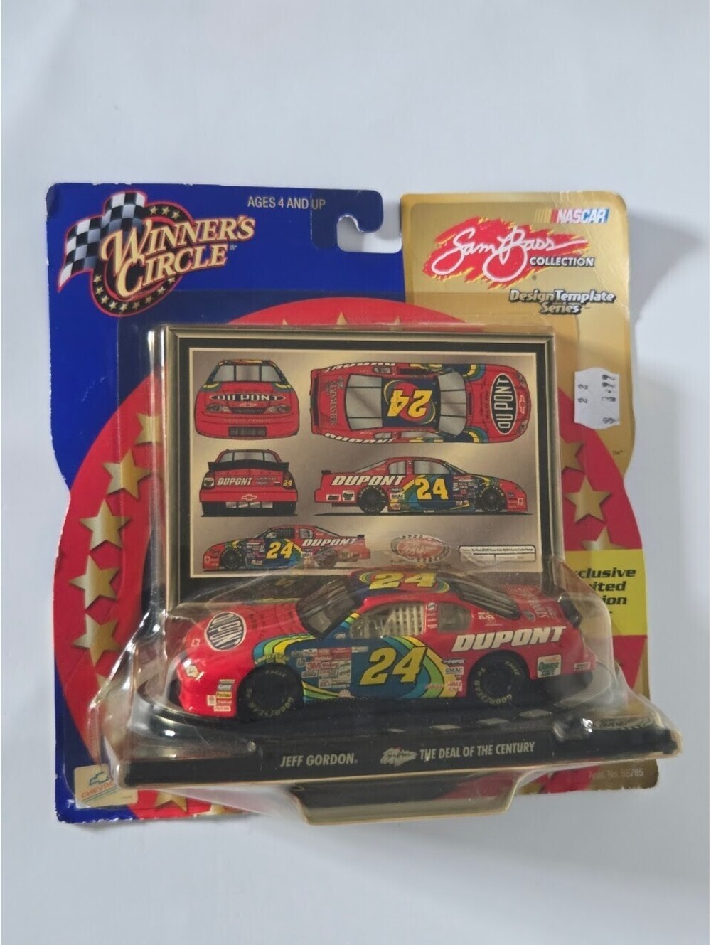 Jeff Gordon #24 Dupont NASCAR Die-Cast – Winner’s Circle Sam Bass